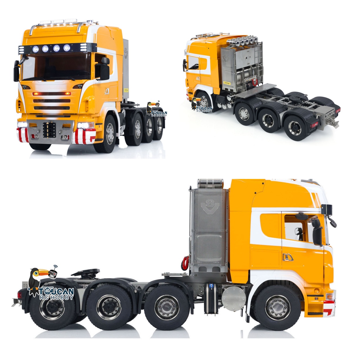 Running Gear Box - Mainan 1/14 8X8 R620 RC Truk