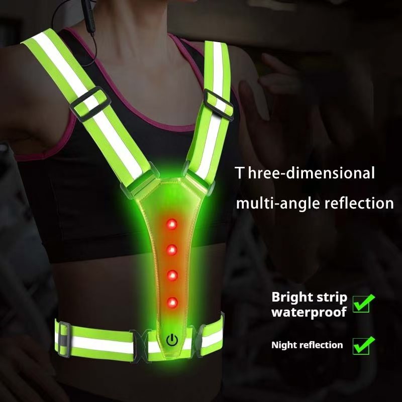 Running Gear Reflective - Rompi Lari LED Reflektif Tali Reflektor