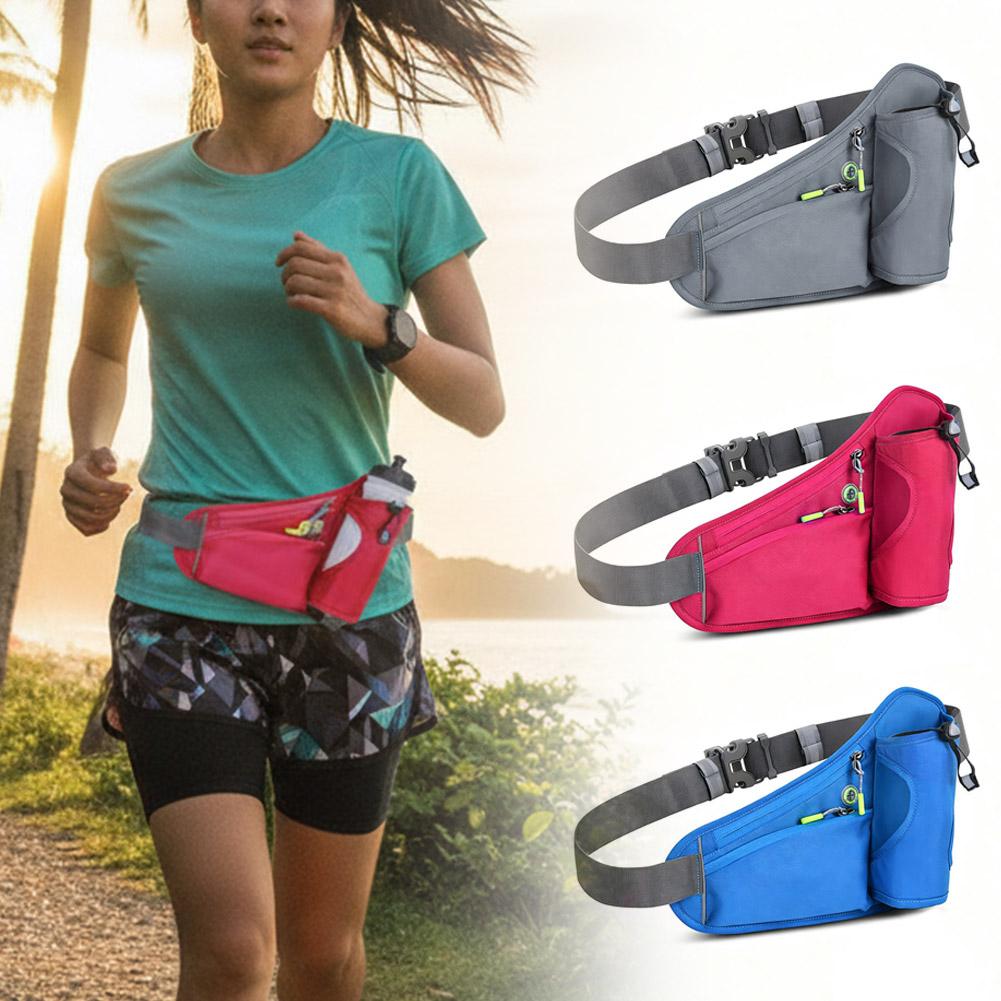Running Belt Waist - Tas Pinggang dengan Tempat Botol Minum,