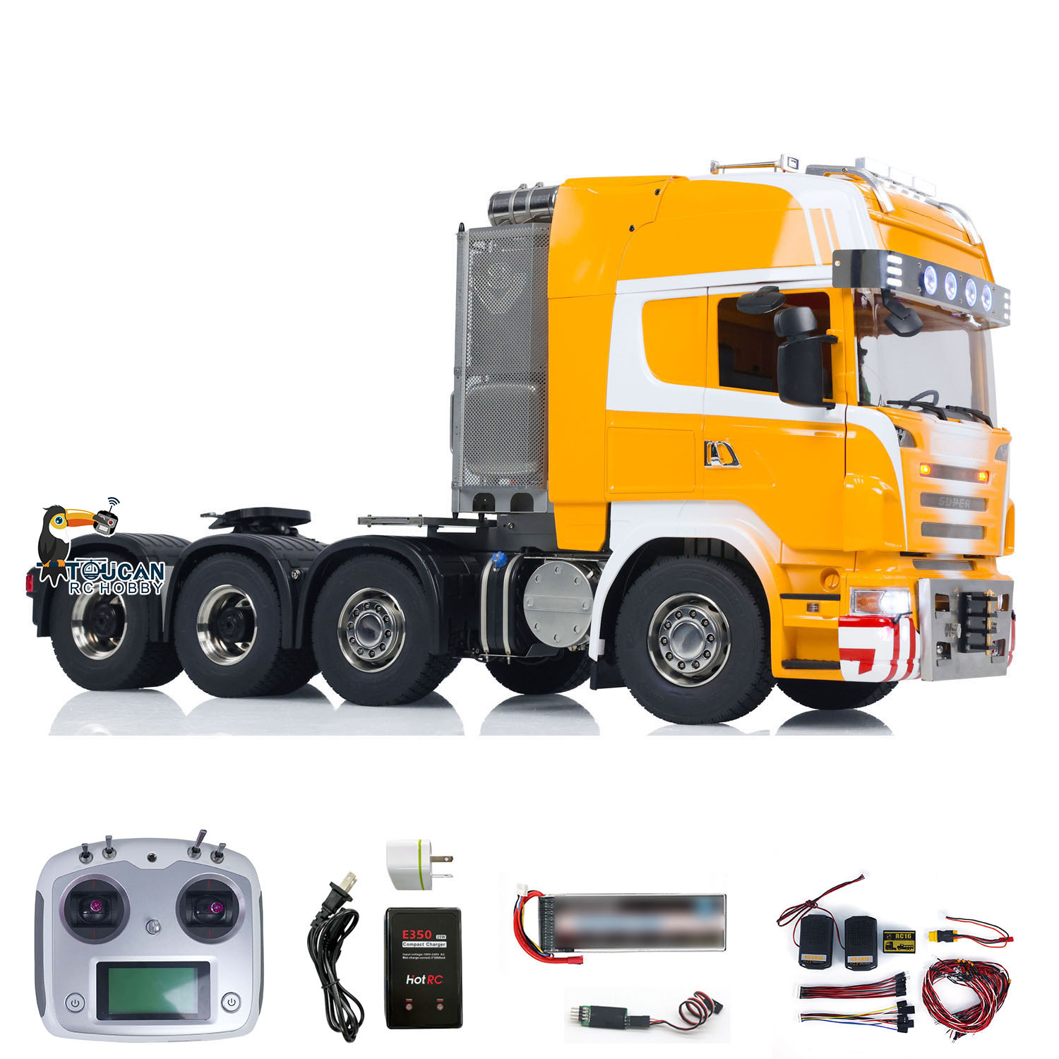 Mainan 1/14 8X8 R620 RC Truk T - Running Gear Box ulasan dan harga