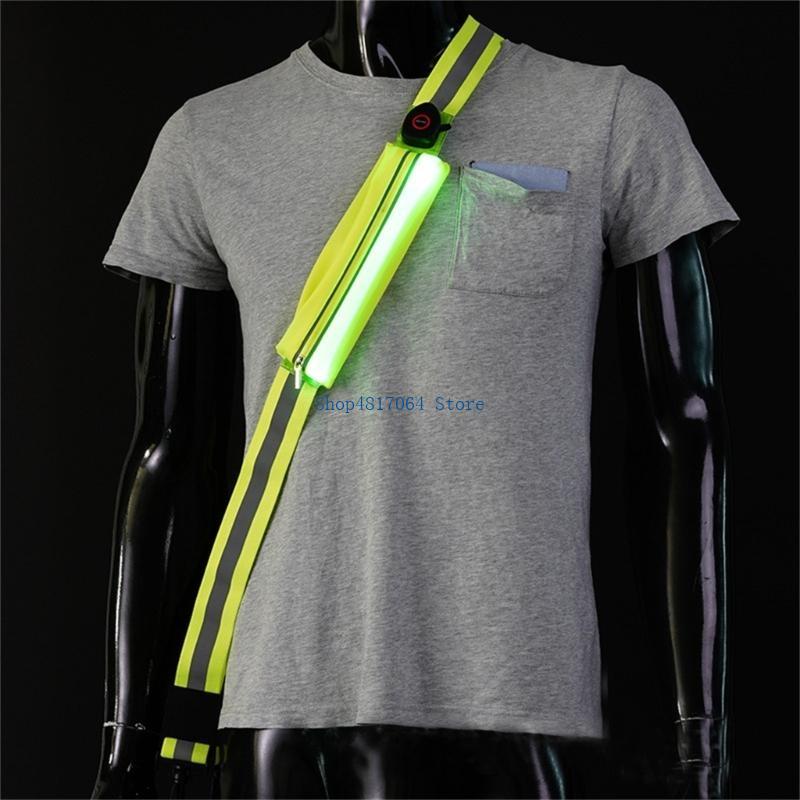 T3LB Sabuk Reflektif LED Visib - Running Gear Reflective ulasan dan harga