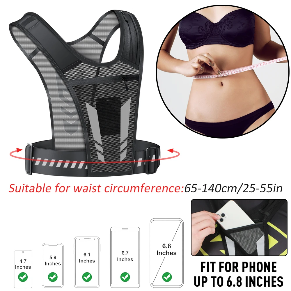 OSSOHH 1 Buah Rompi Lari, Romp - Running Gear Reflective ulasan dan harga