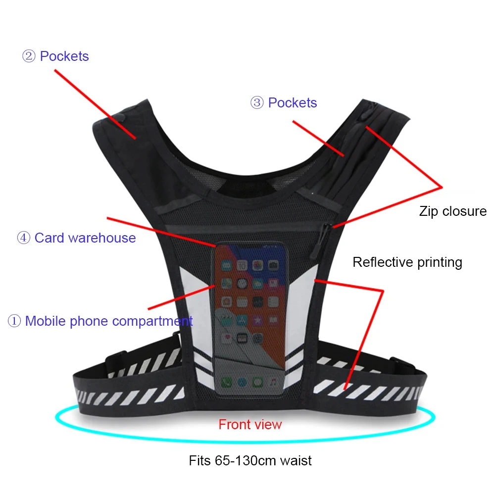 OSSOHH 1 Buah Rompi Lari, Romp - Running Gear Reflective ulasan dan harga